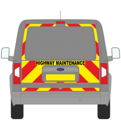 Ford Connect 2009 on Tailgate Full Height No Windows (FCON008)